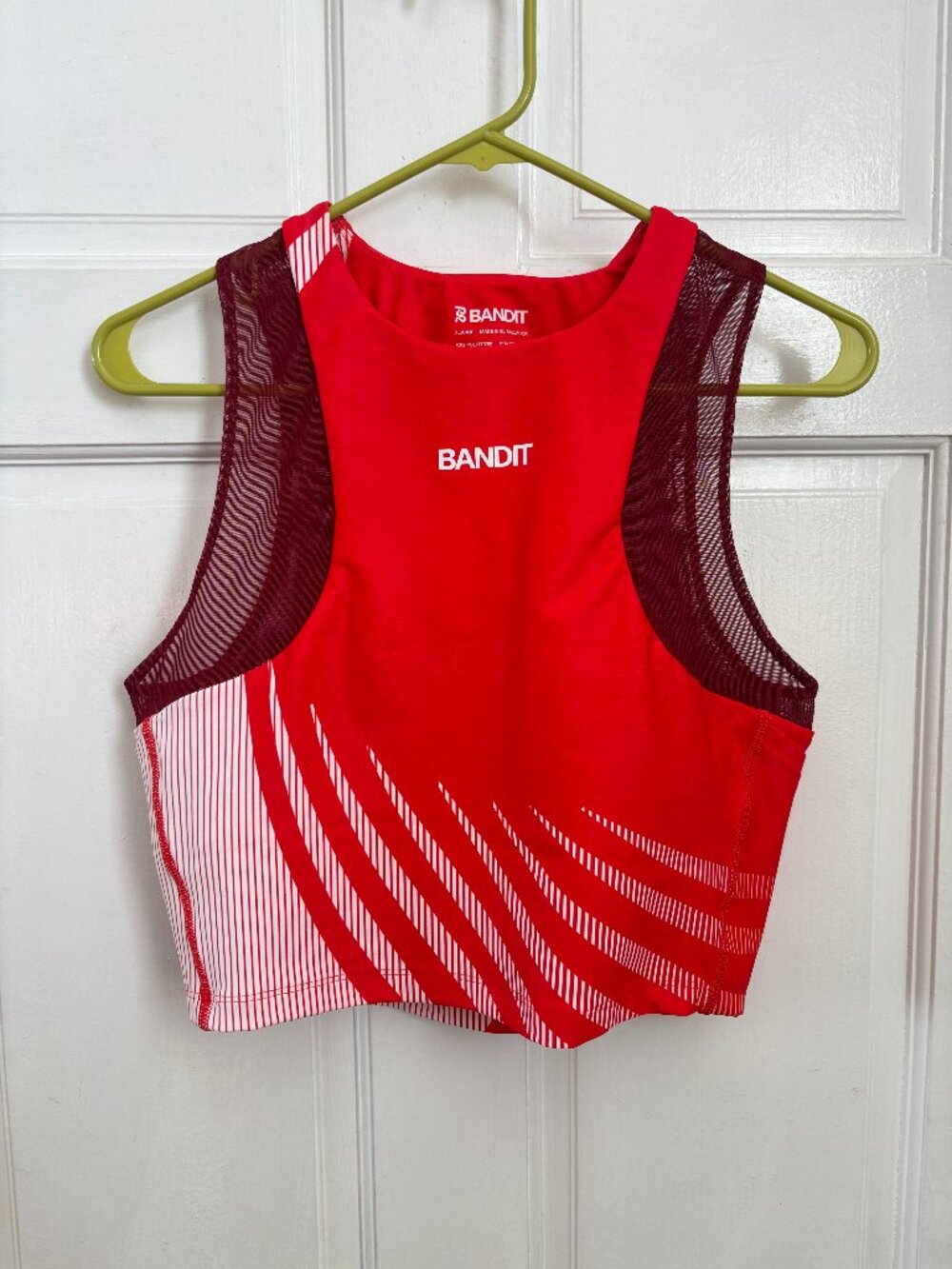 Bandit Running Women's Race Crop London Marathon 2026 Top Tank Lira LON Red XL